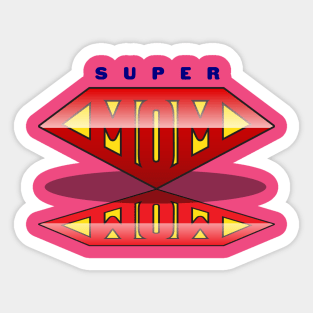 Supermom Superheldin Comic Geschenkidee Sticker